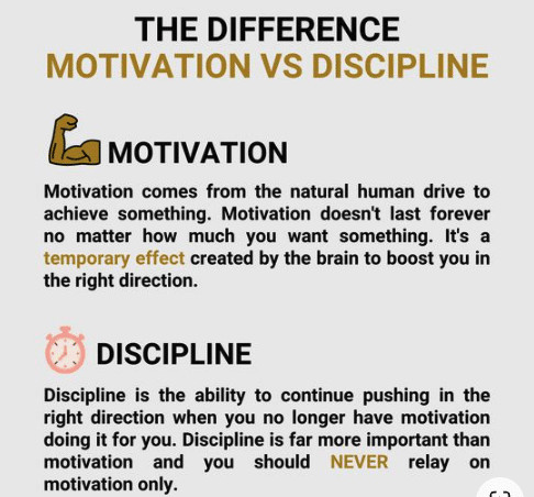 Motivation Vs Discipline : Comprendre La Différence - General Infosmax